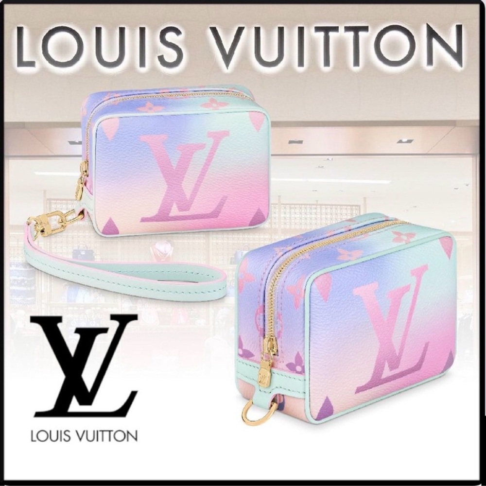 NEW Louis Vuitton Spring in the City Wapity Zip Wristlet Sunrise Pastel - Picture 3 of 10